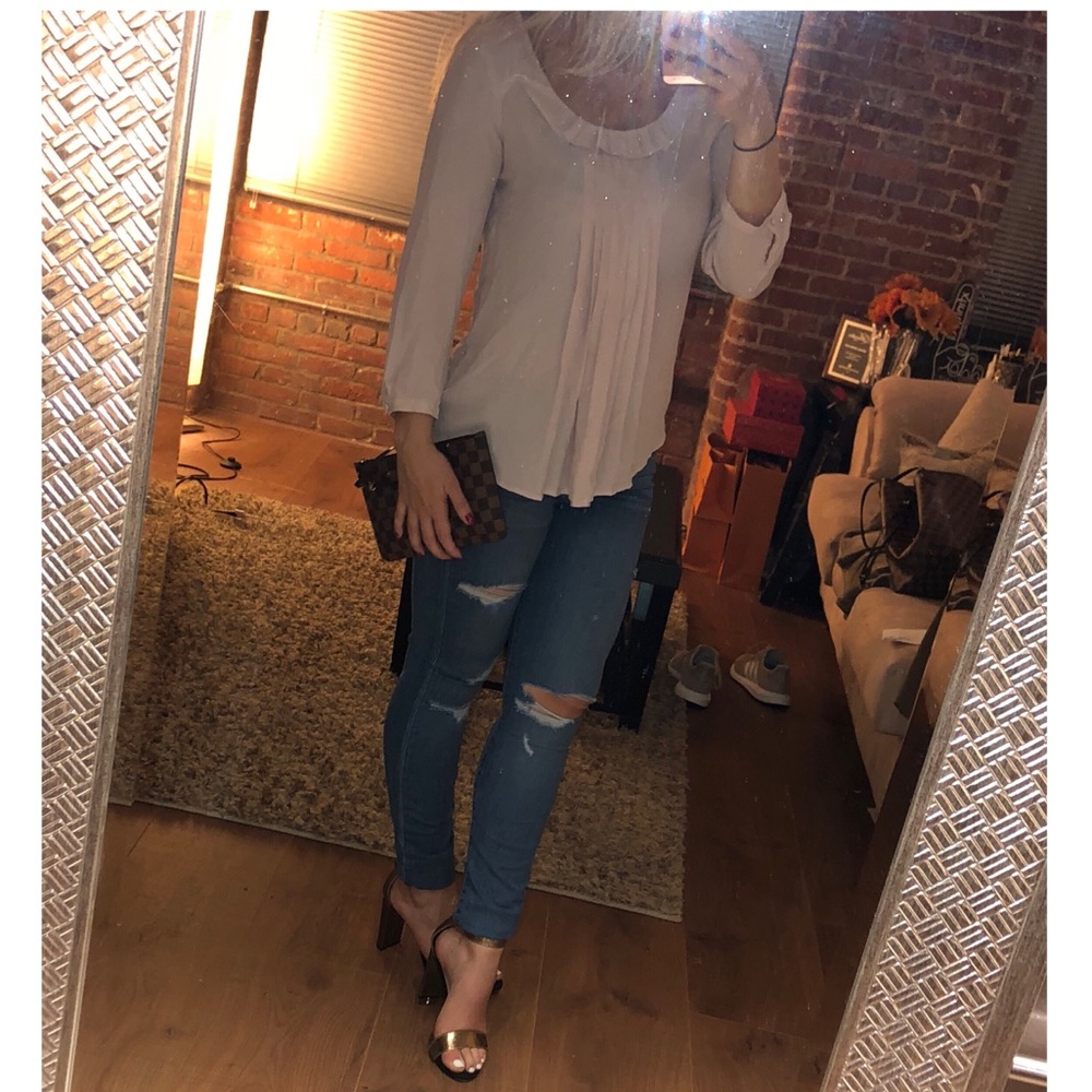 Loft Blush Blouse ✨